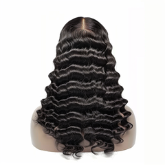 13x4 Natural Color Frontal Wig (Curly)